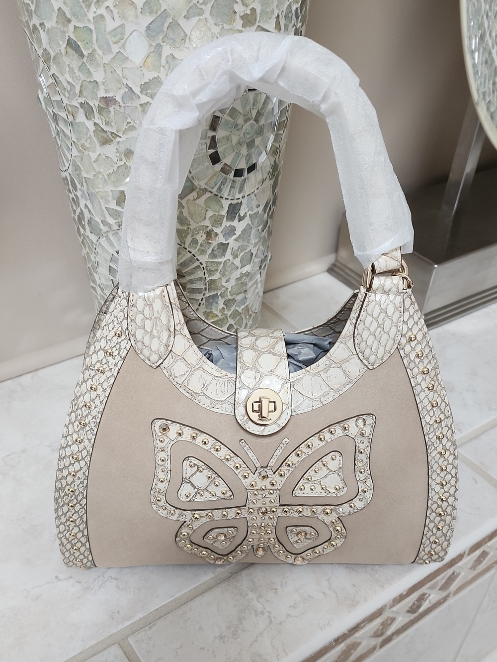 💜 BRAHMIN ADRIAN WIND CHIME SAPELO HANDBAG 💜
